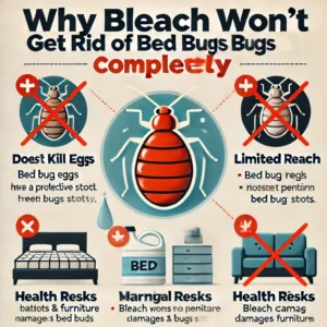 why bleach wont get rid of bugs completely